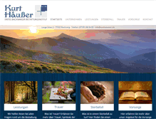 Tablet Screenshot of kurthaeusser.de